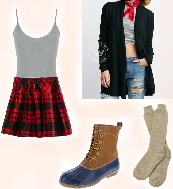 Plaid Skirt Outfit