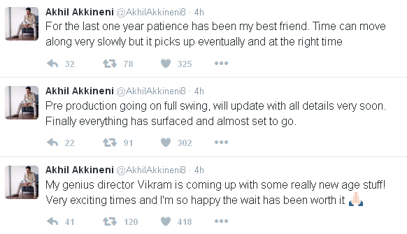 Akhil Akkineni Tweets