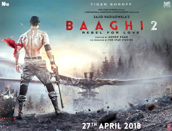 Tiger Shroff Baaghi 2 Poster