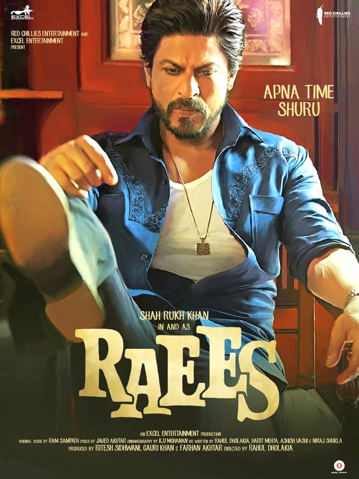 Shah Rukh Khan Raees Latest Posters